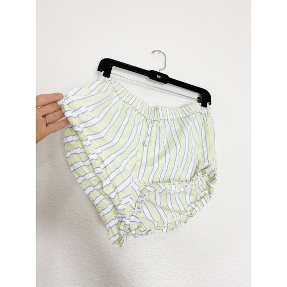 Anthropologie The Wren Boxer Shorts Size Medium Rolled Edition Striped Pjs - Picture 8 of 10